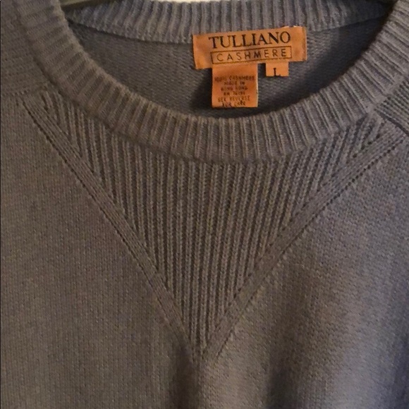 Other - TULLIANO MEN CASHMERE LARGE VTG GRAY SWEATER Other - TULLIANO MEN CASHMERE LARGE VTG GRAY SWEATER